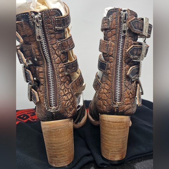 ***$OLD***Free Bird Brooklynn Vintage Croco Sandals Size 7 NIB - Picture 8 of 17